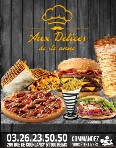 Pizza de Aux Délices De Ste Anne à Reims